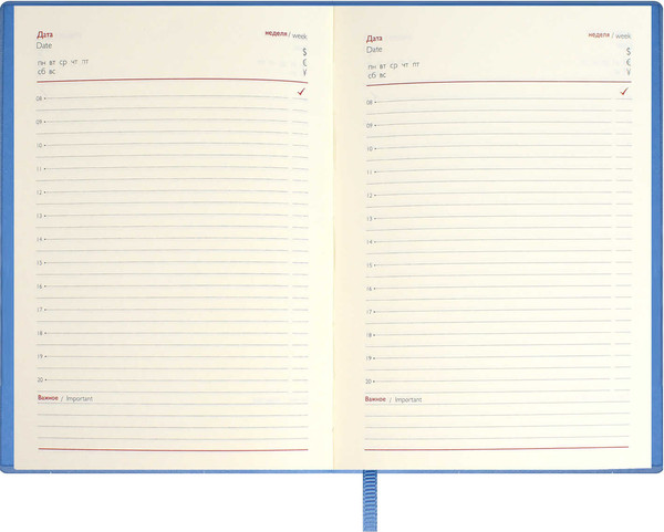 Изображение товара Ежедневник Escalada Бейбискин / 67278 (160л, голубой)