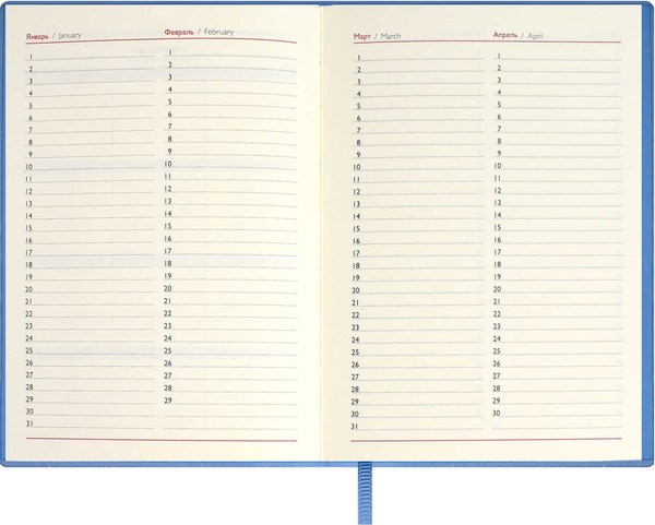 Изображение товара Ежедневник Escalada Бейбискин / 67278 (160л, голубой)