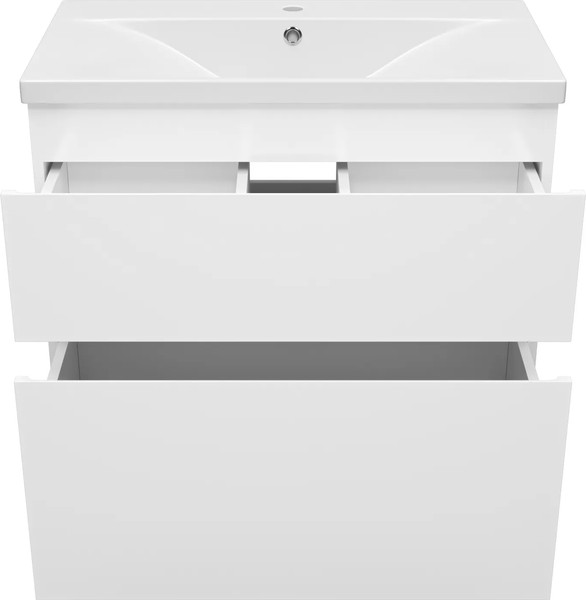 Изображение товара Тумба с умывальником Misty Лаки 80 / П-Лак-01080-0112Я+RCW-140380WH