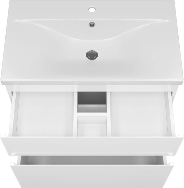 Изображение товара Тумба с умывальником Misty Лаки 80 / П-Лак-01080-0112Я+RCW-140380WH