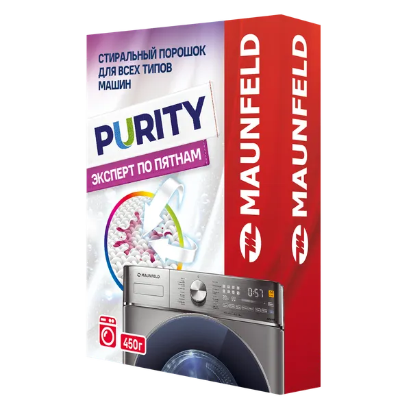 Изображение товара Стиральный порошок Maunfeld Purity Эксперт по пятнам Automat MWP450BM (450г)