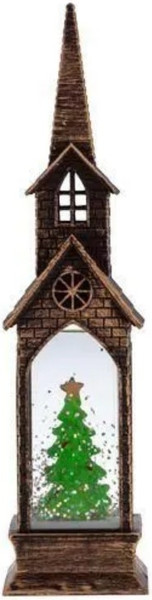 Изображение товара Световая фигурка Neon-Night Башня с эффектом снегопада и подсветкой 501-187