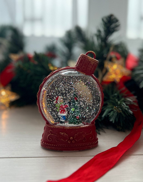 Изображение товара Снежный шар Neon-Night Елочный шар с эффектом снегопада и подсветкой 501-160