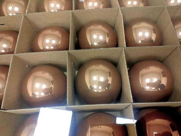 Изображение товара Шар новогодний Justys G-17 (80мм)