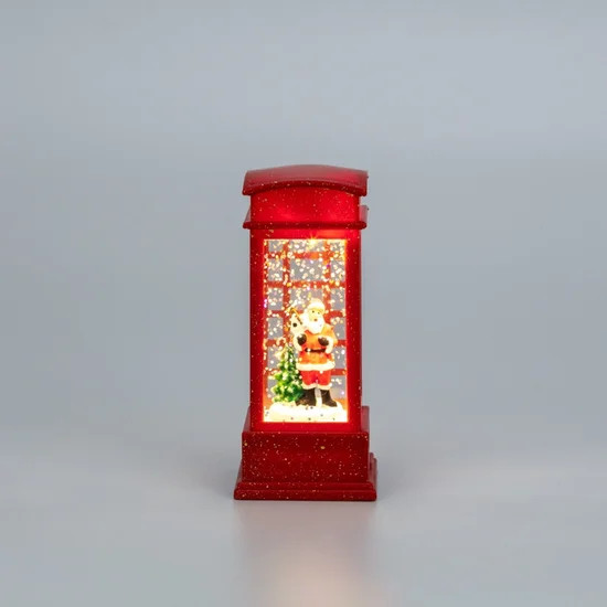 Изображение товара Световая фигурка Neon-Night Телефонная будка с эффектом снегопада и подсветкой 501-185