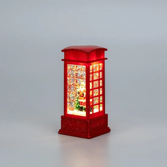 Изображение товара Световая фигурка Neon-Night Телефонная будка с эффектом снегопада и подсветкой 501-185