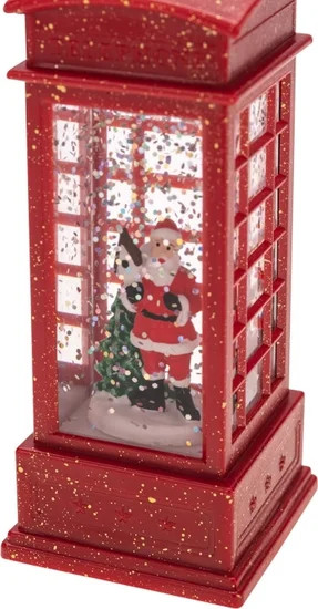 Изображение товара Световая фигурка Neon-Night Телефонная будка с эффектом снегопада и подсветкой 501-185