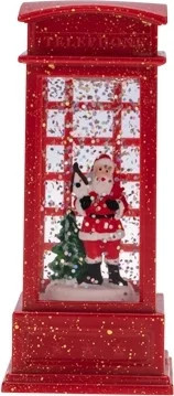 Изображение товара Световая фигурка Neon-Night Телефонная будка с эффектом снегопада и подсветкой 501-185