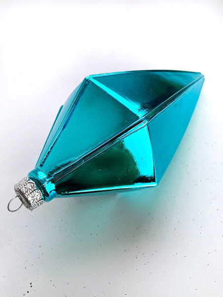 Изображение товара Елочная игрушка Justys Кристалл / Р19 (21см, бирюзовый)