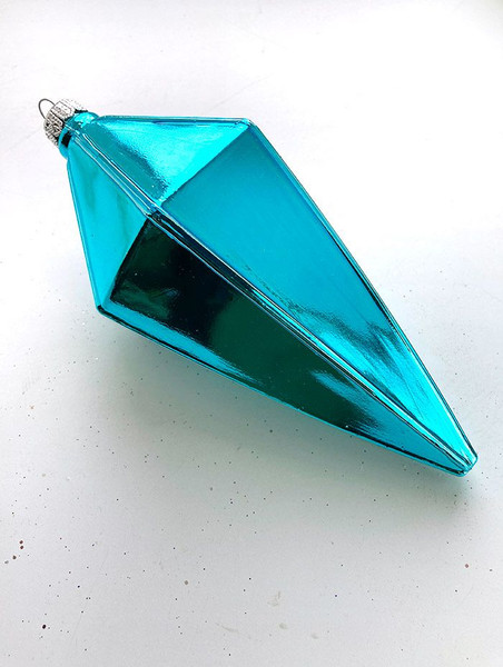 Изображение товара Елочная игрушка Justys Кристалл / Р19 (21см, бирюзовый)