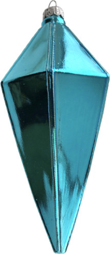 Изображение товара Елочная игрушка Justys Кристалл / Р19 (21см, бирюзовый)