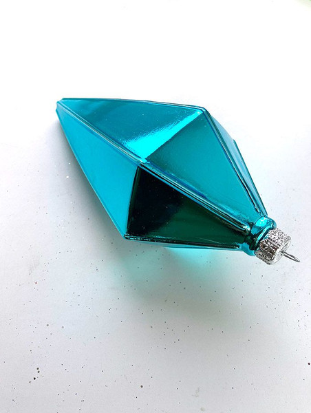 Изображение товара Елочная игрушка Justys Кристалл / Р19 (21см, бирюзовый)