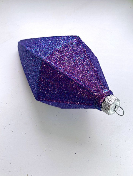 Изображение товара Елочная игрушка Justys Кристалл / ВН20 (21см , фиолетовый хамелеон)