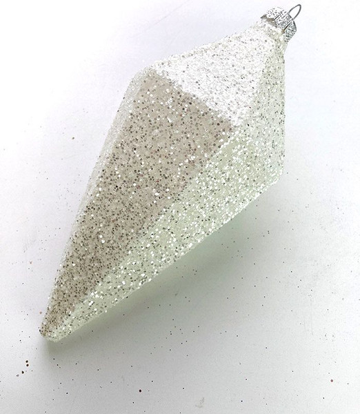 Изображение товара Елочная игрушка Justys Кристалл / ВН18 (21см, белый зеркальный)