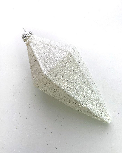 Изображение товара Елочная игрушка Justys Кристалл / ВН18 (21см, белый зеркальный)