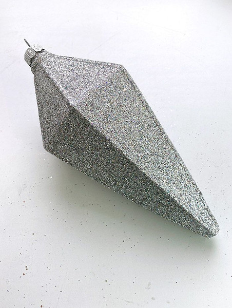 Изображение товара Елочная игрушка Justys Кристалл / В13 (21см, серебро парча)