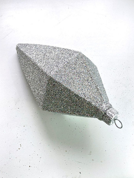 Изображение товара Елочная игрушка Justys Кристалл / В13 (21см, серебро парча)