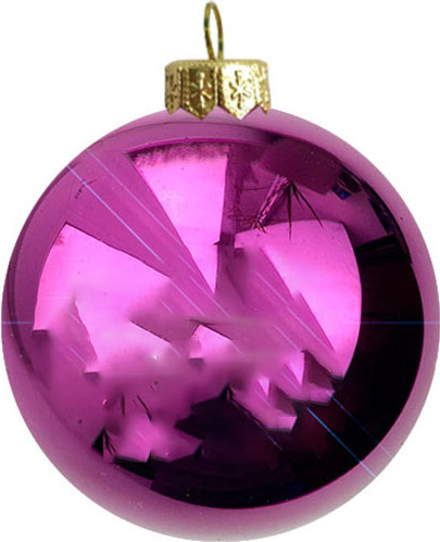 Изображение товара Шар новогодний Justys G-42 (80мм)