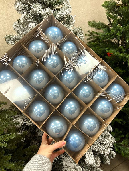 Изображение товара Шар новогодний Justys G-51 (80мм)