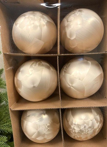 Изображение товара Шар новогодний Justys G-56 (80мм)