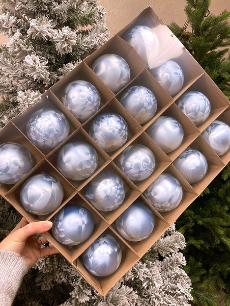 Изображение товара Шар новогодний Justys G-66 (80мм)