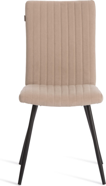 Изображение товара Стул Tetchair Monte Carlo флок (бежевый/черный)