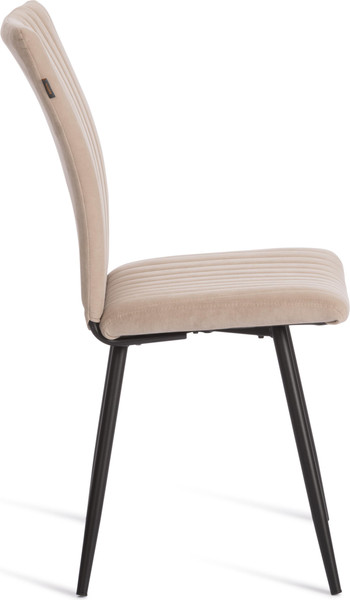 Изображение товара Стул Tetchair Monte Carlo флок (бежевый/черный)