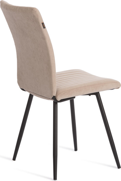 Изображение товара Стул Tetchair Monte Carlo флок (бежевый/черный)