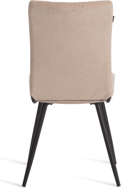 Изображение товара Стул Tetchair Monte Carlo флок (бежевый/черный)