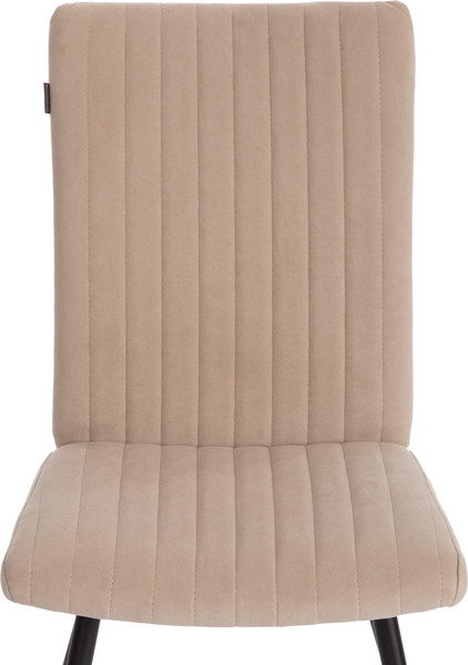 Изображение товара Стул Tetchair Monte Carlo флок (бежевый/черный)