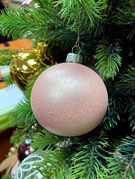 Изображение товара Шар новогодний Justys G-170S (80мм)