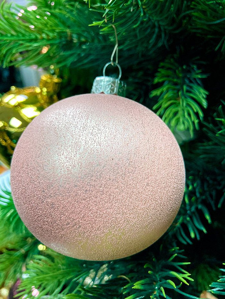 Изображение товара Шар новогодний Justys G-170S (80мм)