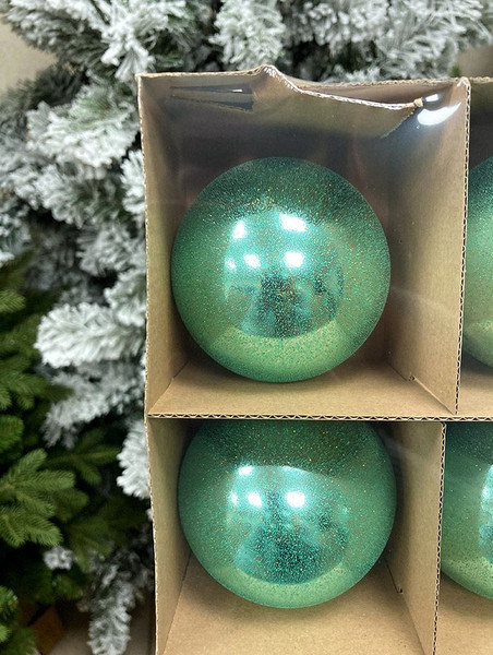 Изображение товара Шар новогодний Justys G-215S (80мм)