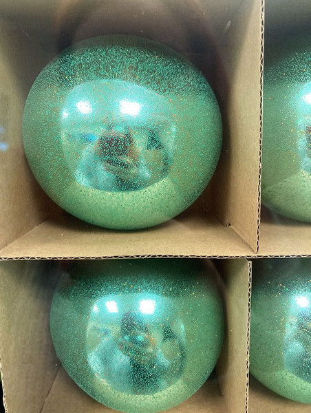 Изображение товара Шар новогодний Justys G-215S (80мм)