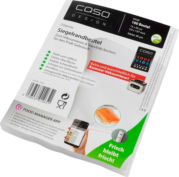 Изображение товара Набор вакуумных пакетов Caso 3 Sterme (15x20, 100шт)