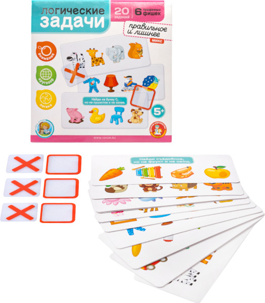 Изображение товара Развивающая игра Десятое королевство Лишнее и правильное 2 серия / 05279