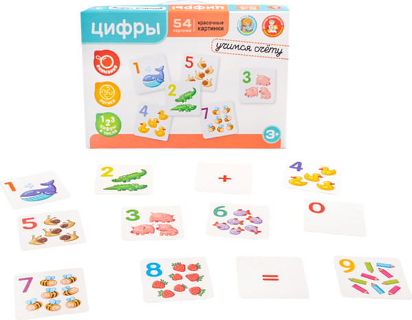 Изображение товара Развивающая игра Десятое королевство Цифры Учимся счету / 05316