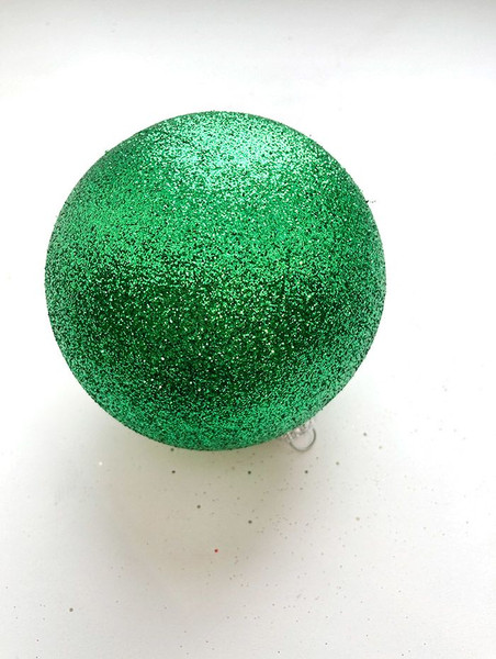 Изображение товара Шар новогодний Justys В06 (80мм, зеленый)