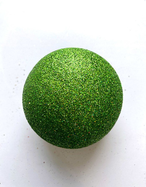 Изображение товара Шар новогодний Justys ВН07 (80мм, зеленый хамелеон)