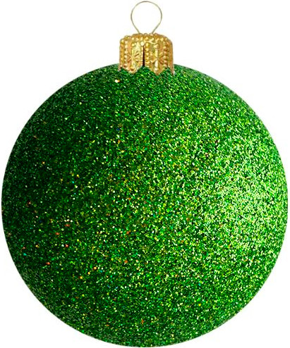 Изображение товара Шар новогодний Justys ВН07 (80мм, зеленый хамелеон)