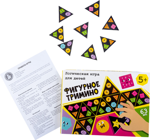 Изображение товара Игра-головоломка Десятое королевство Фигурное тримино / 05287