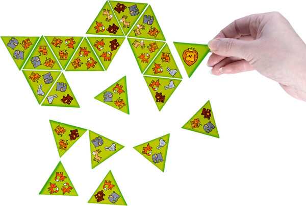 Изображение товара Развивающая игра Десятое королевство Тримино Звериные уголки / 05286