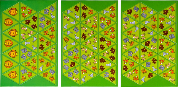 Изображение товара Развивающая игра Десятое королевство Тримино Звериные уголки / 05286