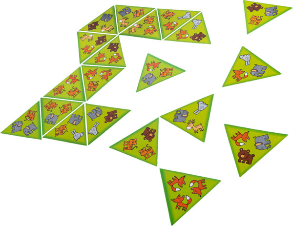 Изображение товара Развивающая игра Десятое королевство Тримино Звериные уголки / 05286