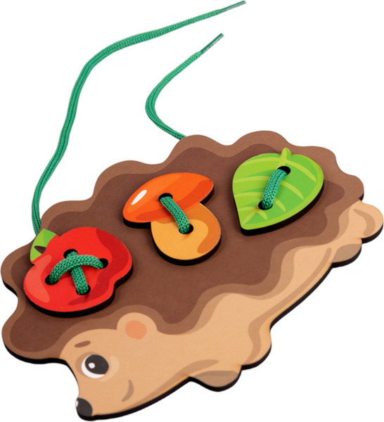 Изображение товара Развивающий игровой набор Десятое королевство Шнуровка Ежик / 05128