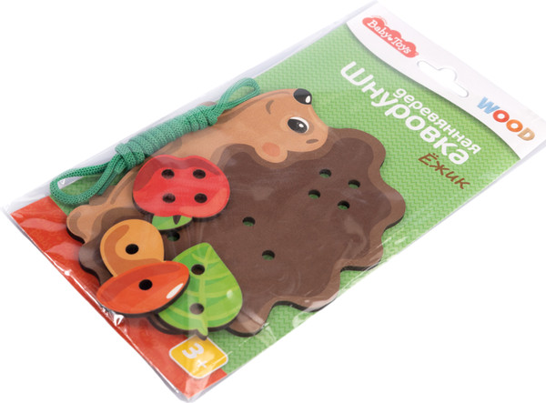 Изображение товара Развивающий игровой набор Десятое королевство Шнуровка Ежик / 05128