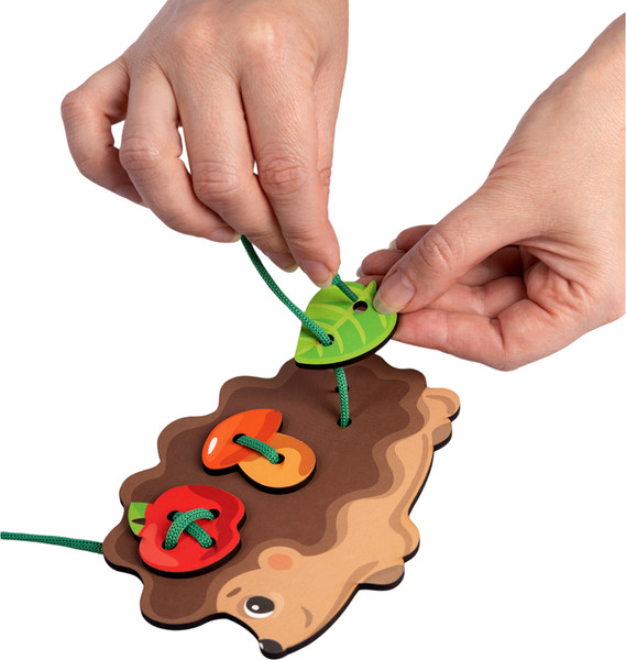 Изображение товара Развивающий игровой набор Десятое королевство Шнуровка Ежик / 05128