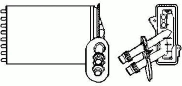 Изображение товара Радиатор отопителя NRF 58223