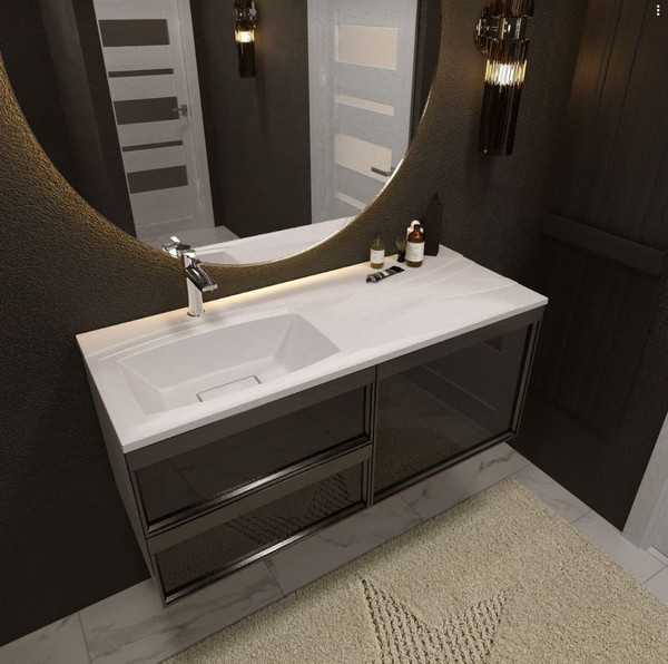 Изображение товара Умывальник Versalia Elegant 120 L (с комплектом кронштейнов)