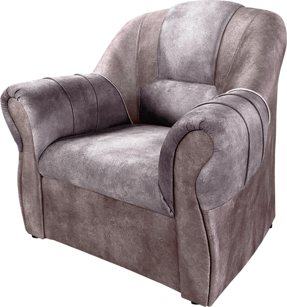 Изображение товара Кресло мягкое Lama мебель Афина (Safari Povder/Safari Java)